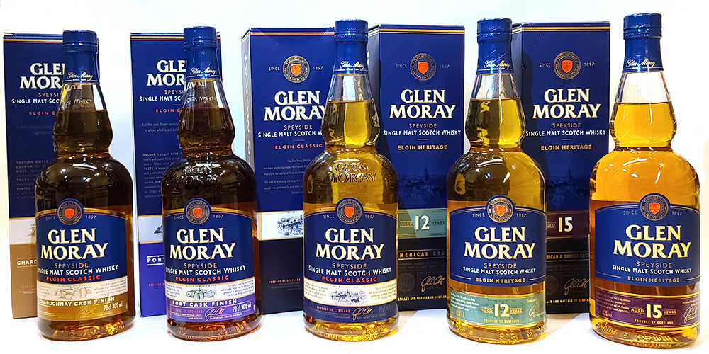 Glen Moray Whiskey 15 años añejado